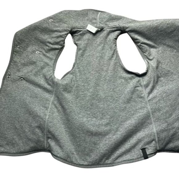 Ivivva Girls Gray Sherpa Forever Vest Size 7 Years - Picture 3 of 5